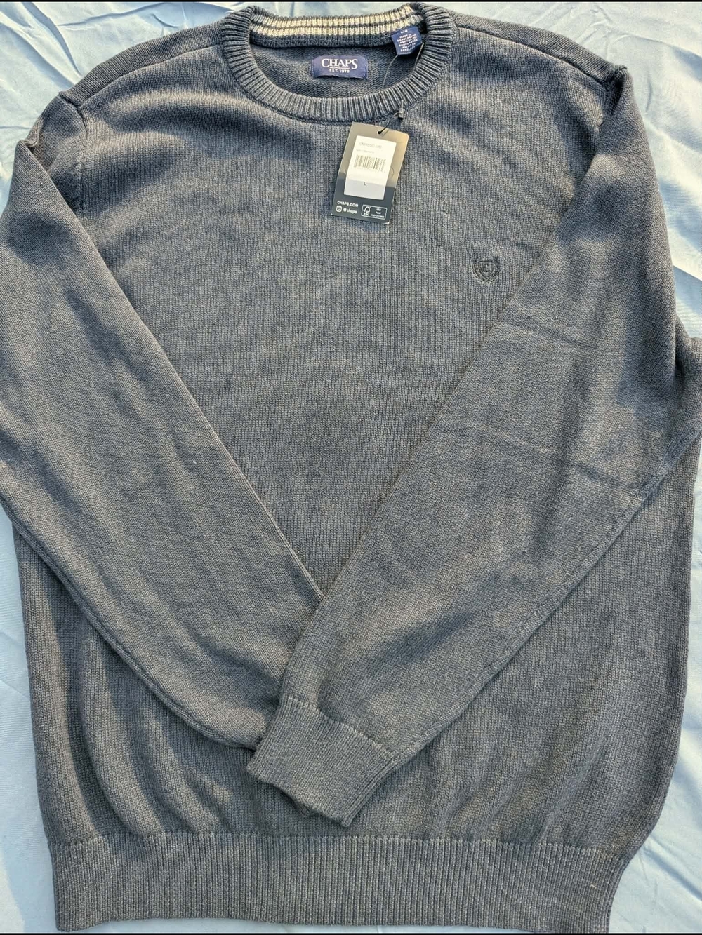 Chaps Men’s Navy Crewneck Sweater